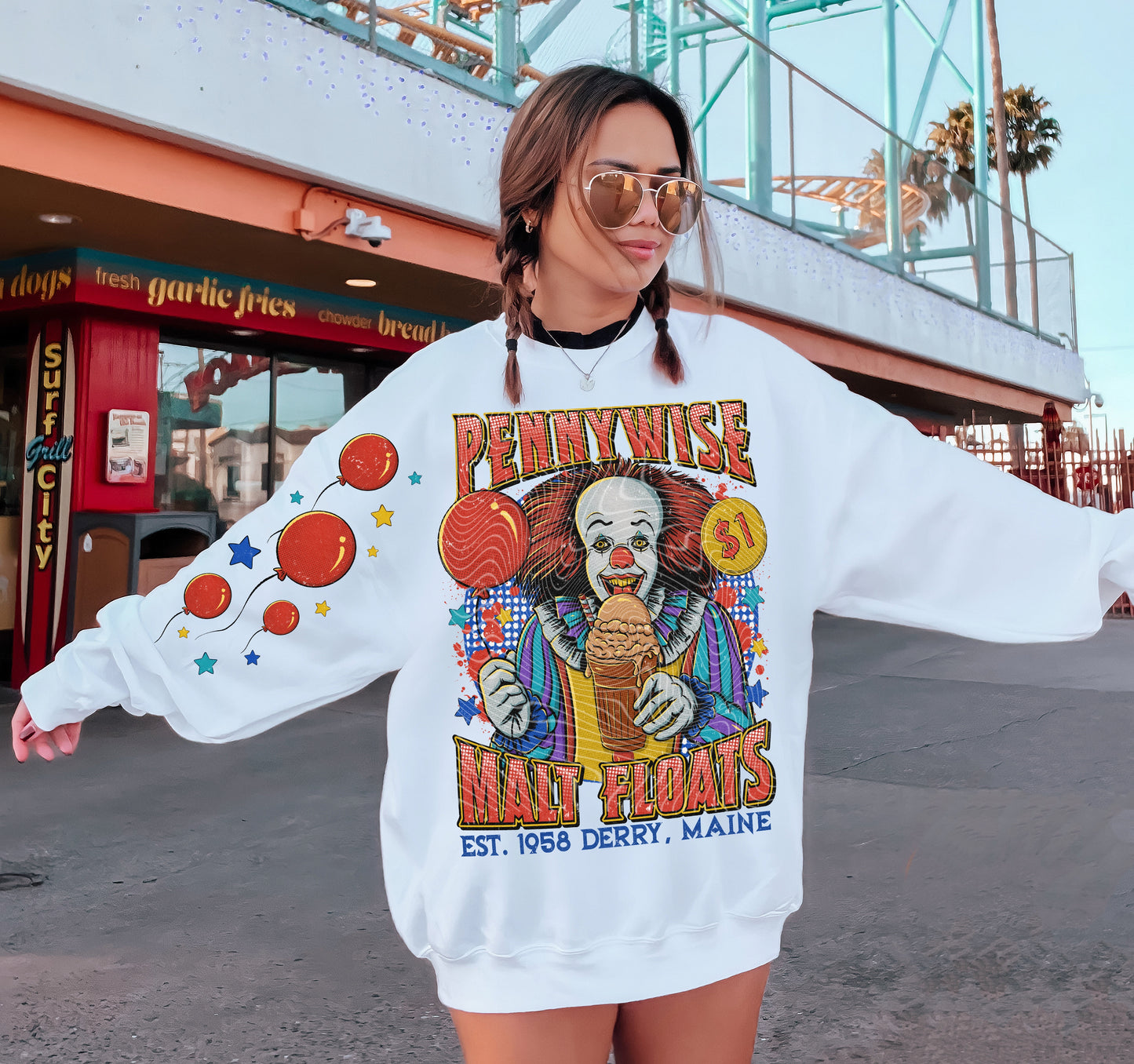 Horror Clown Crewneck