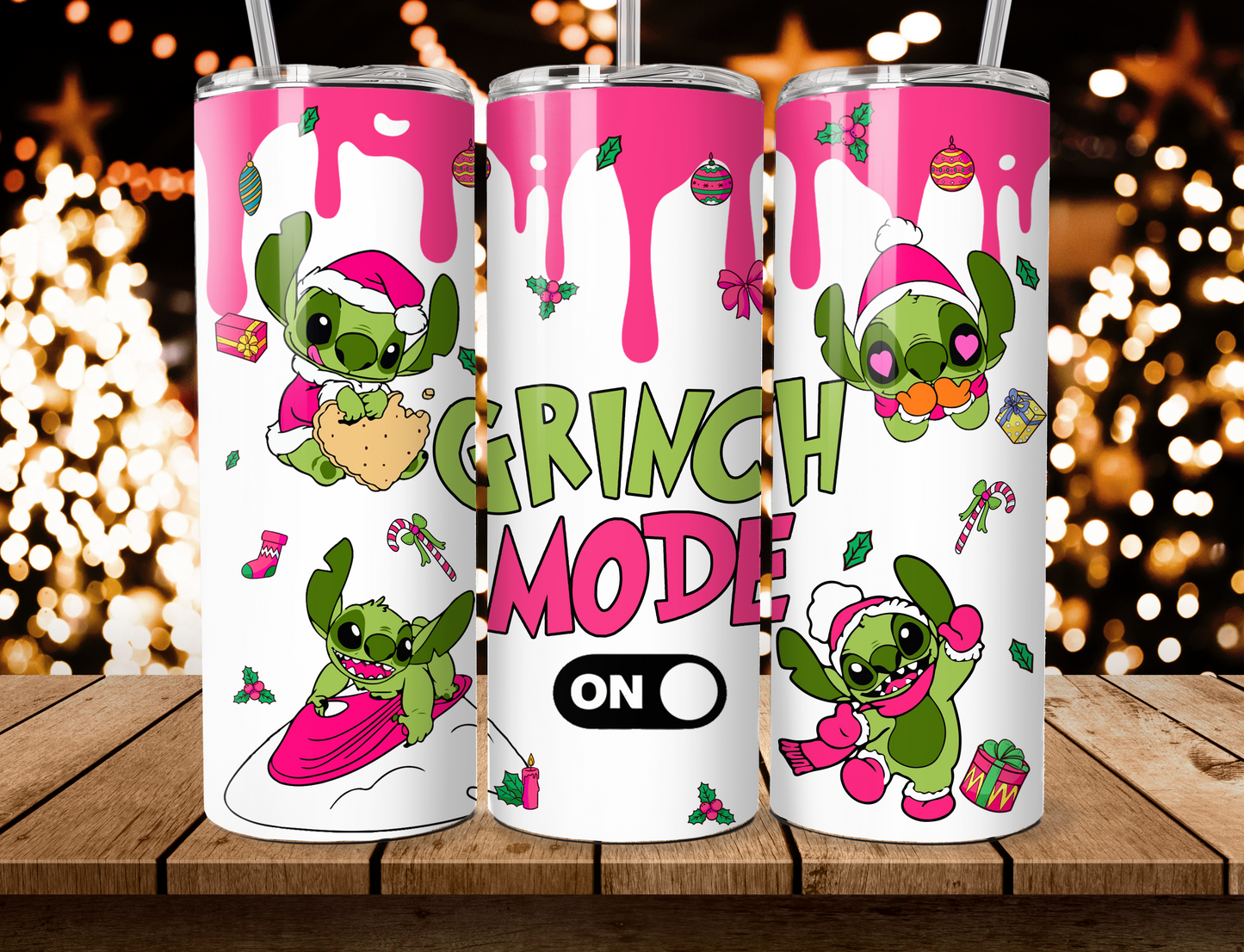 Alien Grinch Mode Tumbler