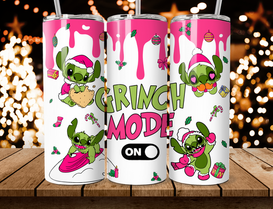 Alien Grinch Mode Tumbler