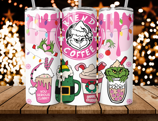 Coffee Movie Christmas Tumbler