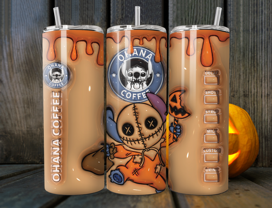 Alien Trick or Treat  20 oz Stainless Steel Tumbler