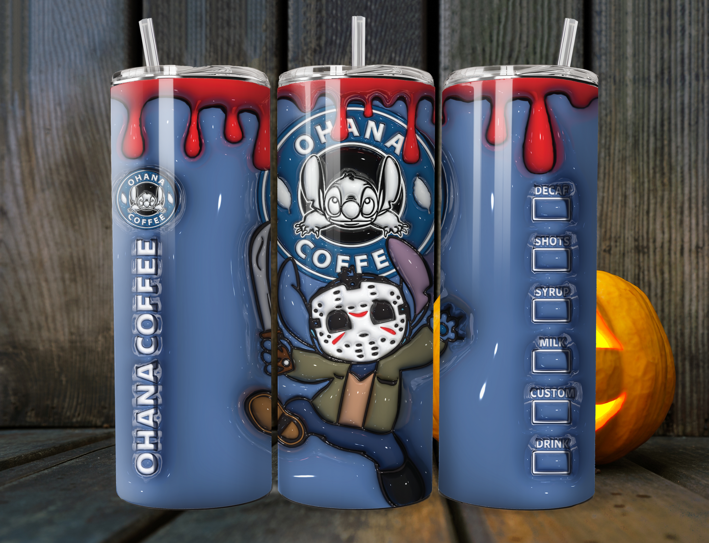 Alien Jason 20 oz Stainless Steel Tumbler