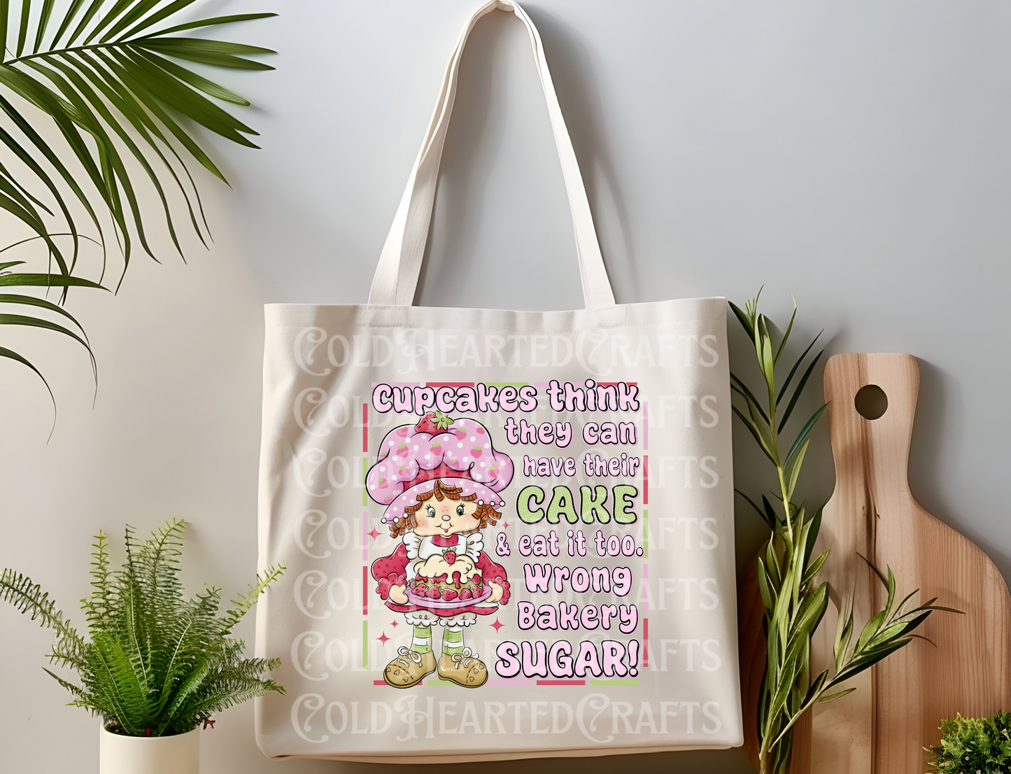 Cupcakes Canvas Tote