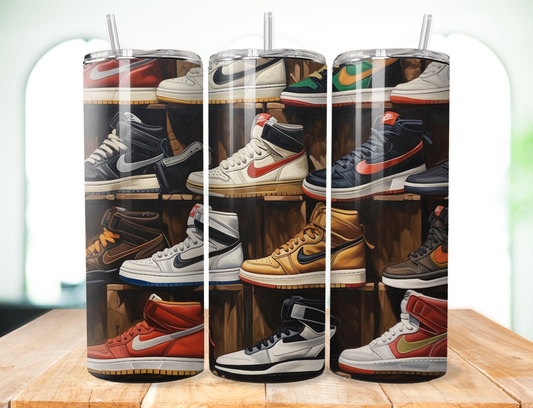 Retro Sneaker Tumbler