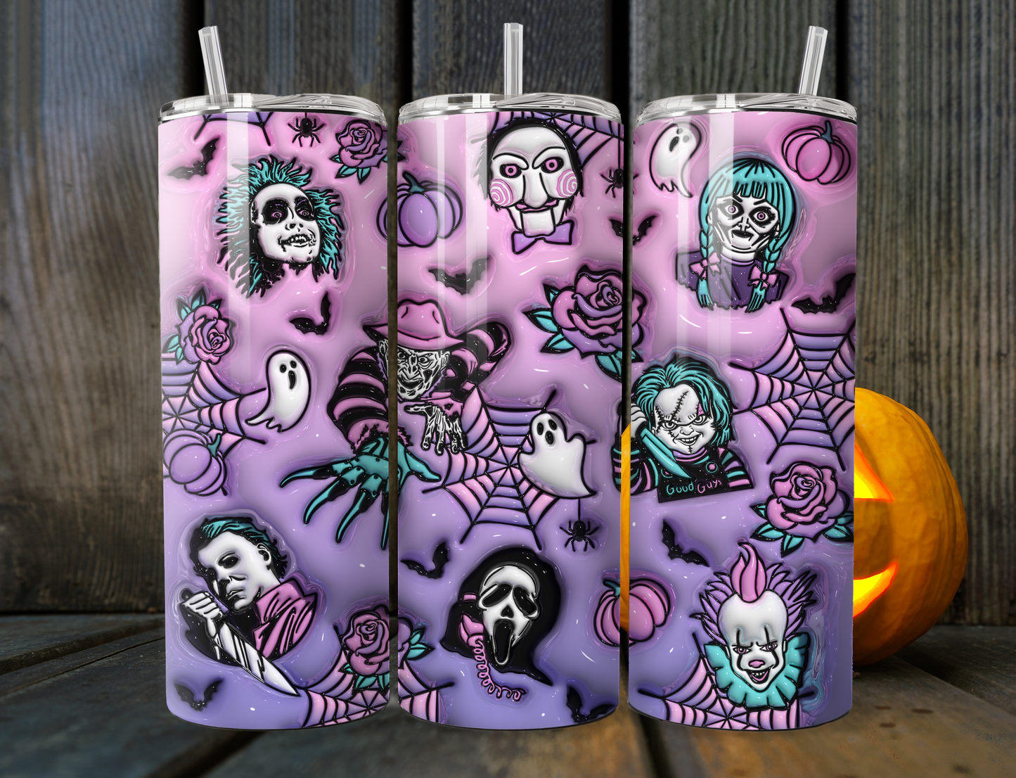 Pastel Horror Stainless Steel Tumbler