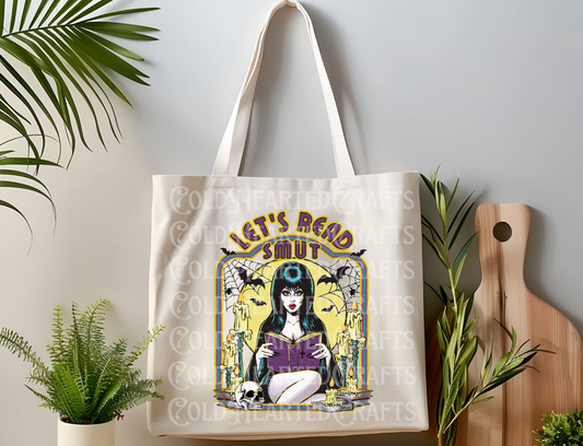 Let's Read Smut Canvas Tote