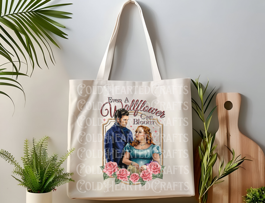 Wallflower Canvas Tote