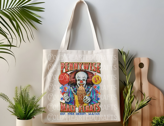 Penny Malt Floats Canvas Tote