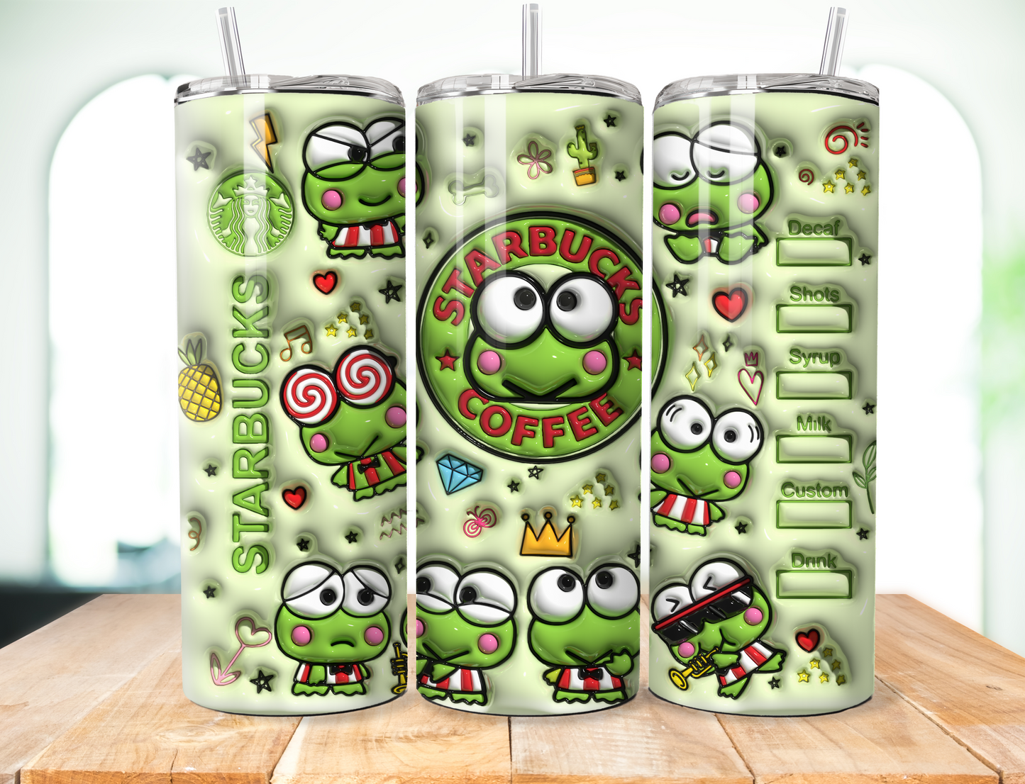 Kawaii Frog Tumbler