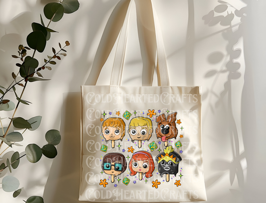 Mystery Team Popsicle Canvas Tote