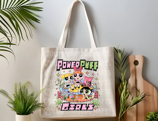 Power Puff Canvas Bag