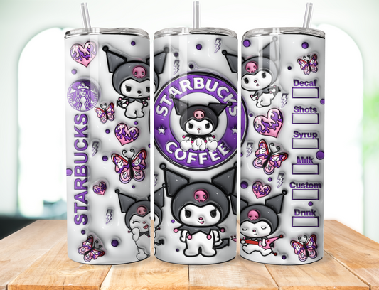 Kawaii Bad Kitty Tumbler