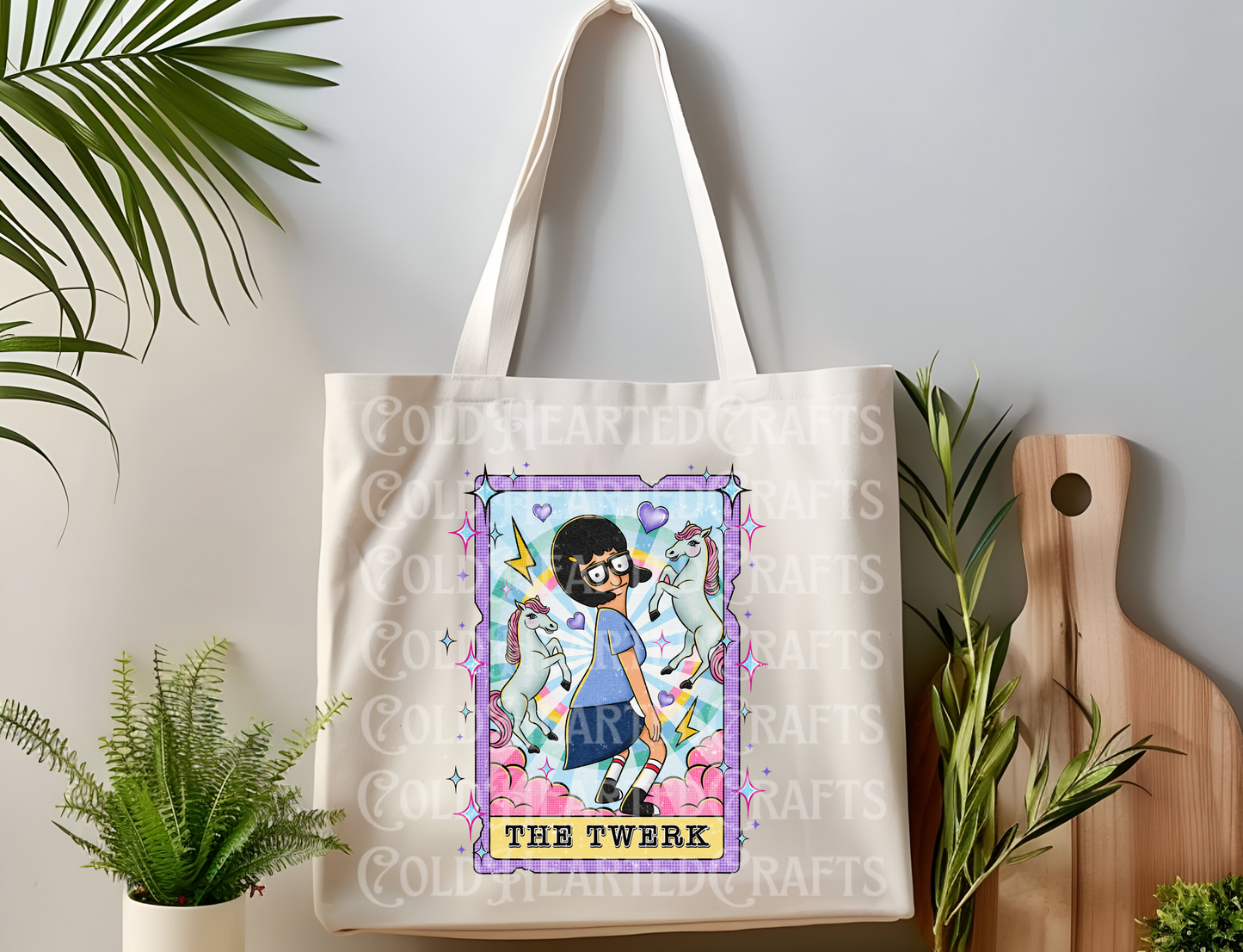 Tarot Twerk Canvas Tote