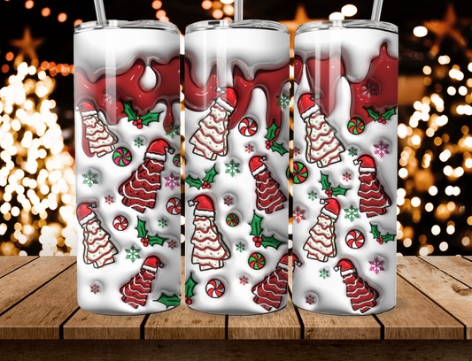 Christmas Cakes Tumbler