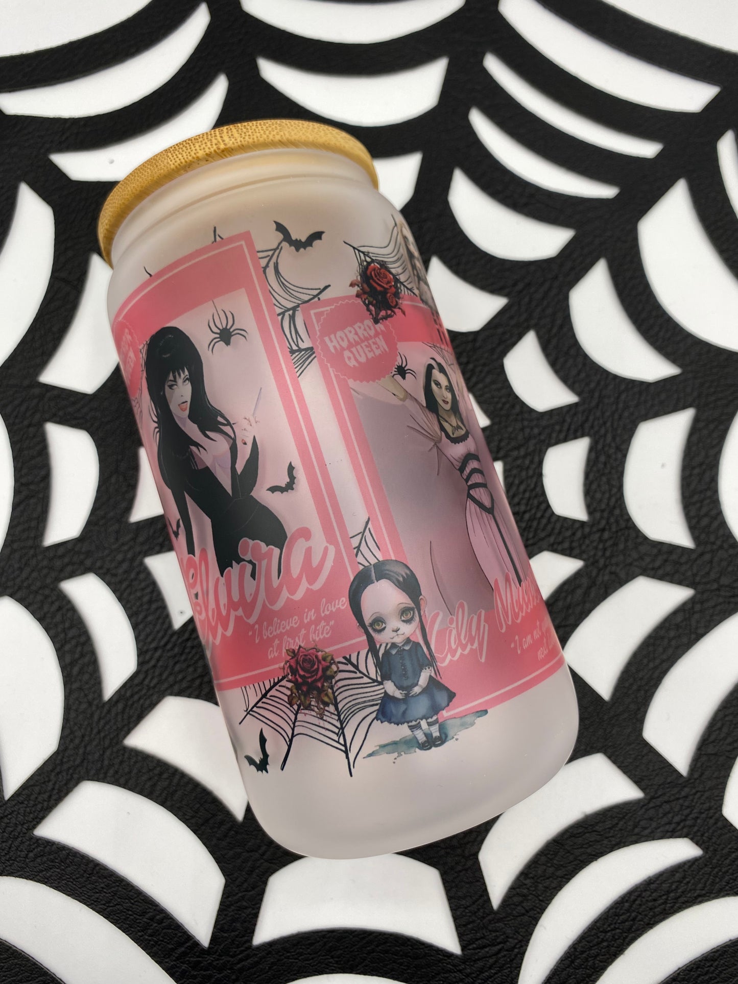 Horror Queen Glass Can