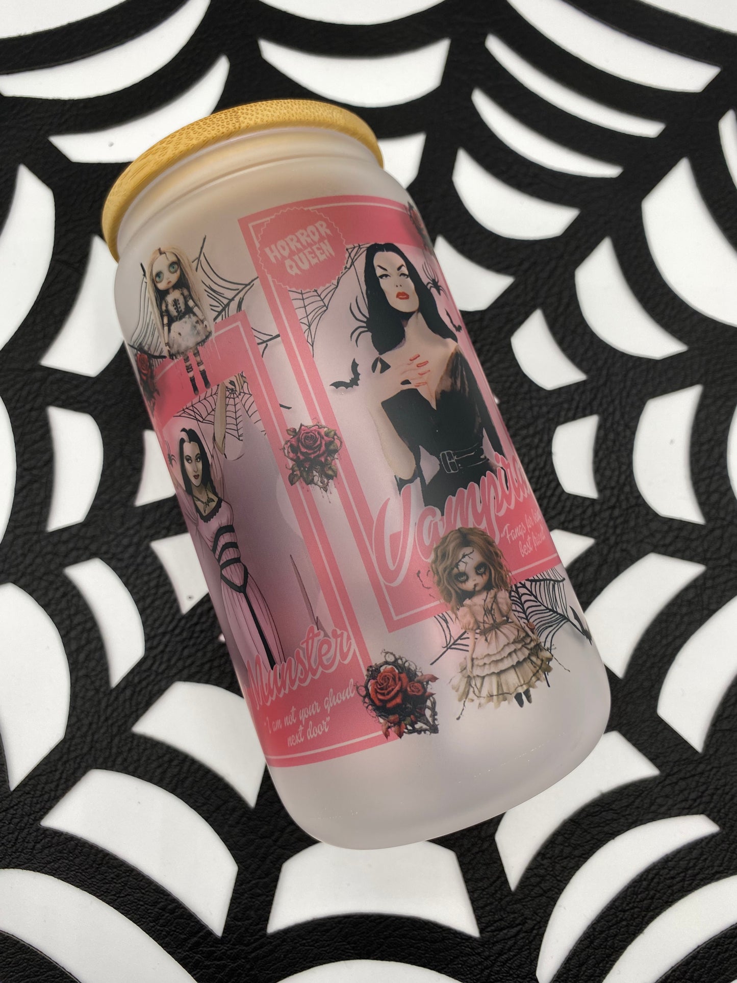 Horror Queen Glass Can